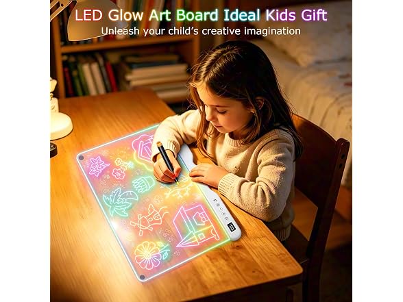 ZONMXET LED Drawing Board for Kids