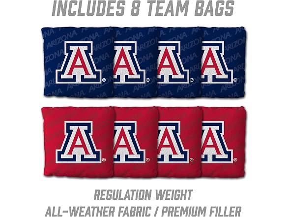 YouTheFan NCAA 2' x 3' Wood Cornhole Set