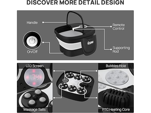 HOSPAN Collapsible Foot Spa