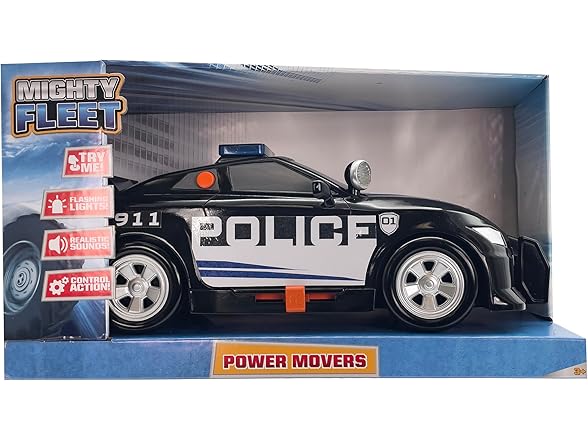 Power Movers 15” Interactive Police Car Toy