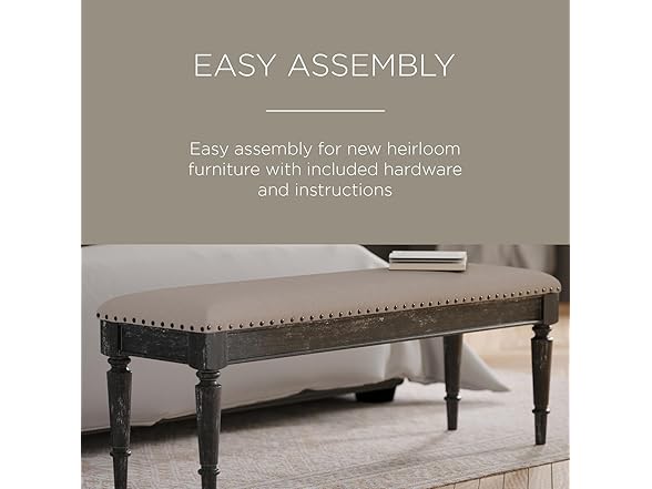 Maven Lane Elizabeth Upholstered Bench