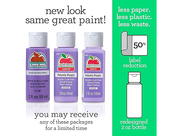 Apple Barrel Paint, Pink Eraser