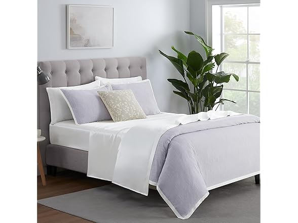 Serta King SatinLuxury 4pc Sheet Set