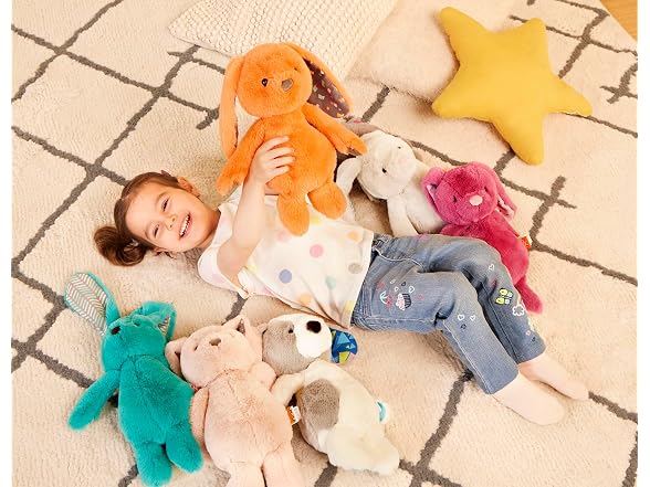 B. toys – 12-Inch Pink Plush Bunny