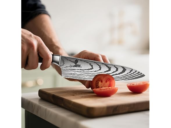 16-Piece High Carbon Knife Set w/ Block