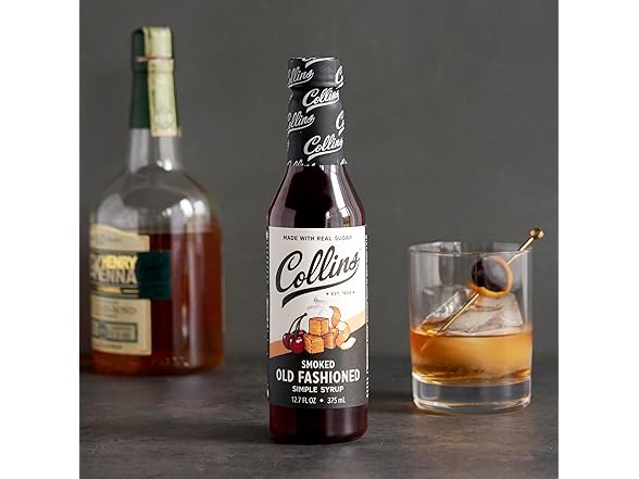 Collins Smoked Old Fashioned Cocktail Syrup