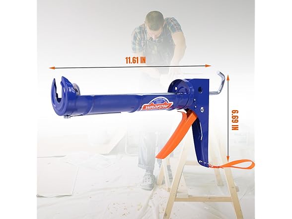 WADFOW Caulking Gun 9in Blue