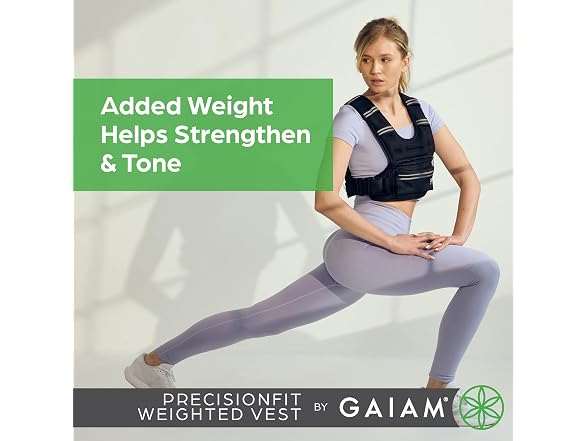 Gaiam PrecisionFit Weighted Vest (10 lb)