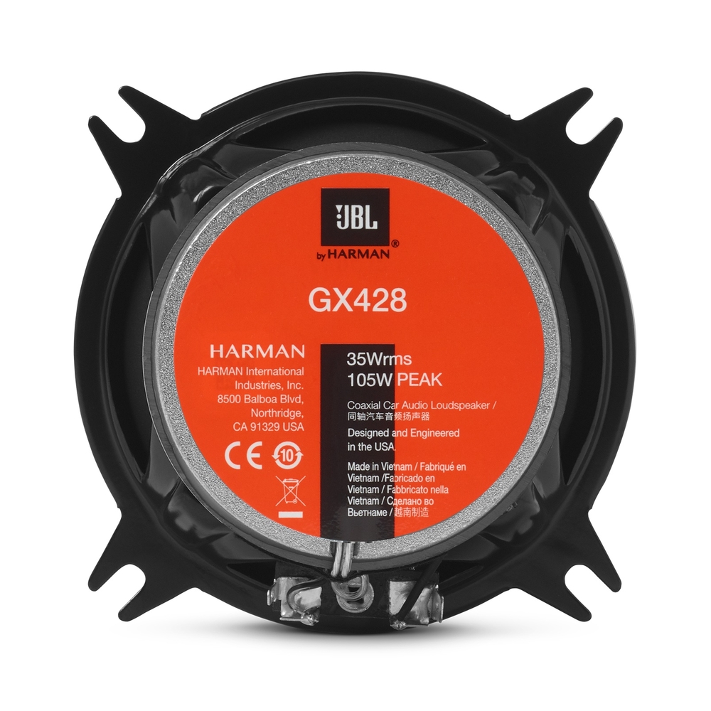 JBL GX428 Max GX Series 4" 2-Way Coaxial Car Audio Speakers - Gallery 8