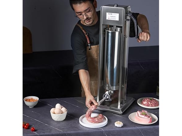 VEVOR Manual Sausage Stuffer, 7 L / 15