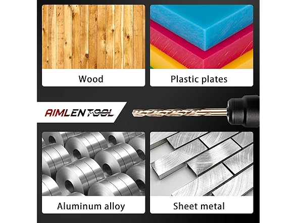 AIMLENTOOL 29Pcs Cobalt Drill Bits Set