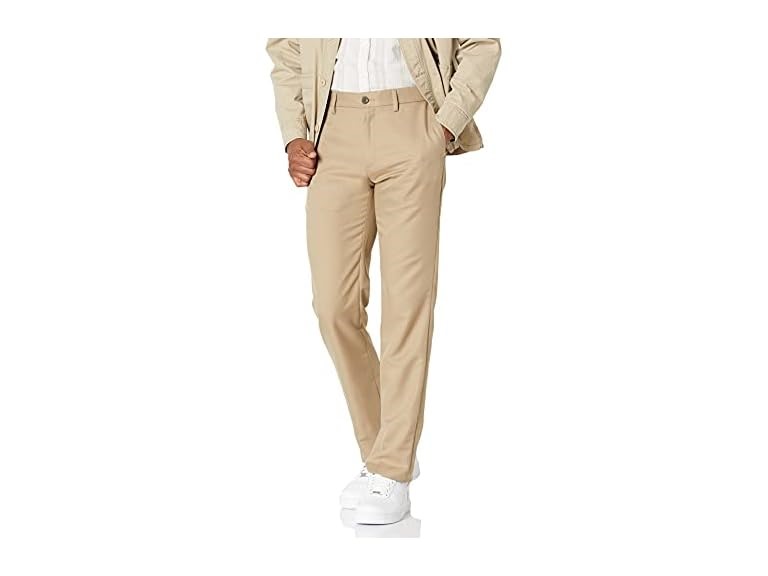 Amazon Essentials Men Slim-fit Flat-front Pants