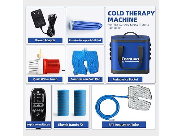 Farnuvo Cold Therapy Machine for Knee