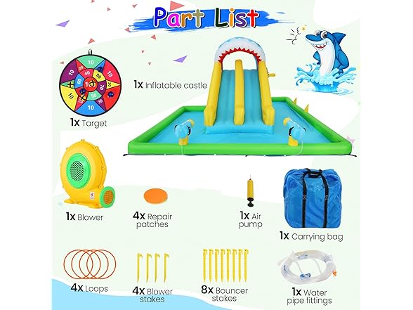 Shark Attack Fun Zone Bounce House