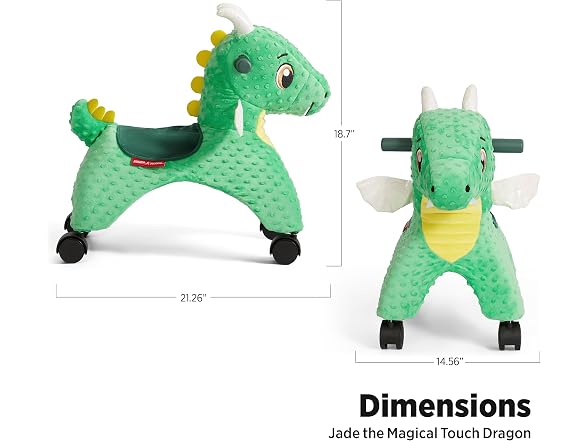 Radio Flyer Jade the Magical Touch Dragon Ride On
