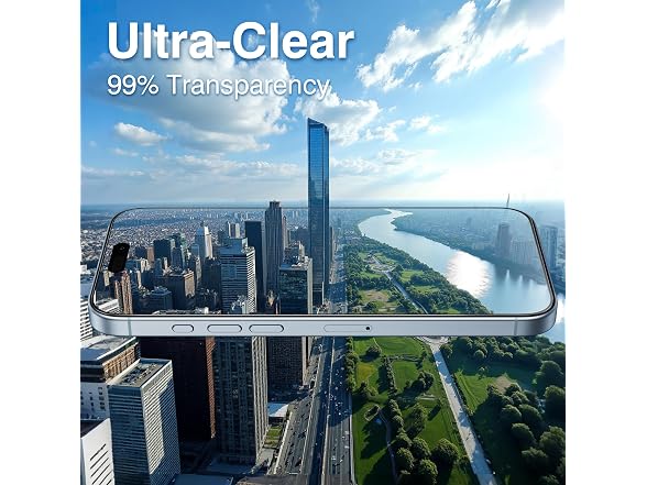 EZ-GLAZ iPhone 15 Screen Protector 4+2 Pack