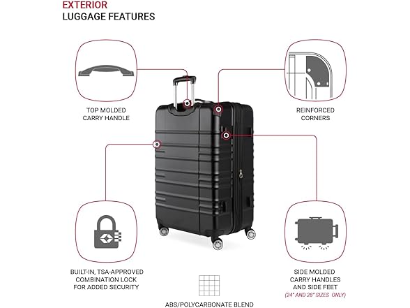 SwissGear Pro Expandable Lightweight Spinner