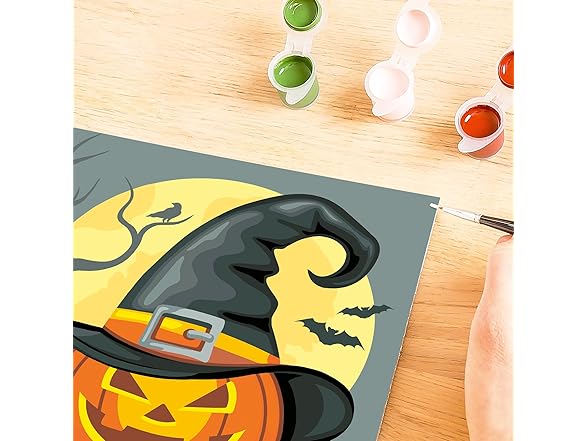 Ravensburger CreArt Happy Halloween Paint by Numbers Kit for Kids