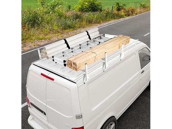 Trailer Ladder Rack, 54" 3 Crossbars Ladder Roof