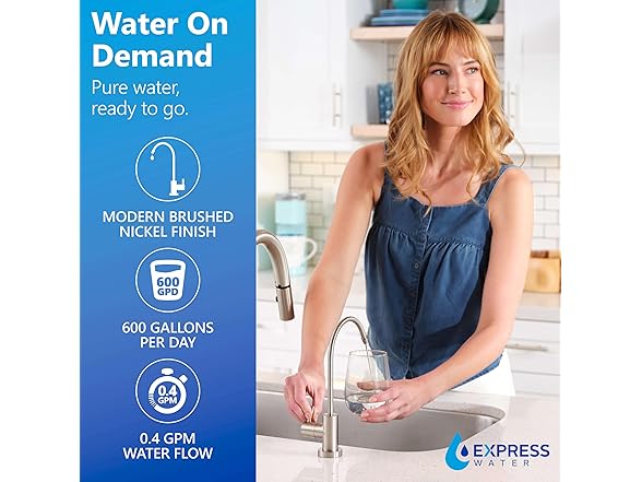 Express Water 600GPD Tankless Reverse Osmosis System