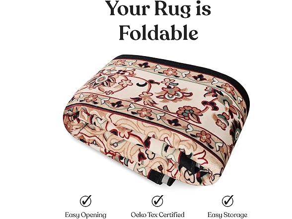 Superior Traditional Floral Medallion Border Rug