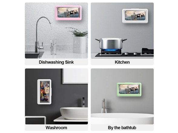 Waterproof Shower 360Degree Phone Holder