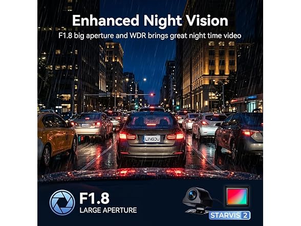 4K Front and 2.5K Rear Dash Cam