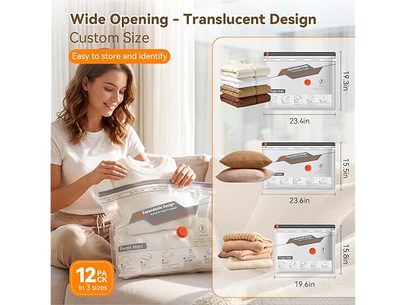 DANNARY Vacuum Storage Bags