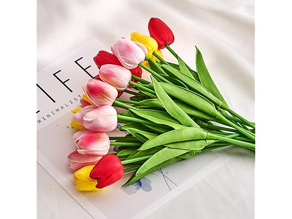 Mikasa Faux Tulips Artificial Flowers - Gallery 8
