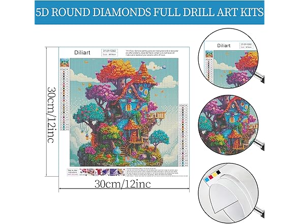 Diliart Dream House Diamond Painting