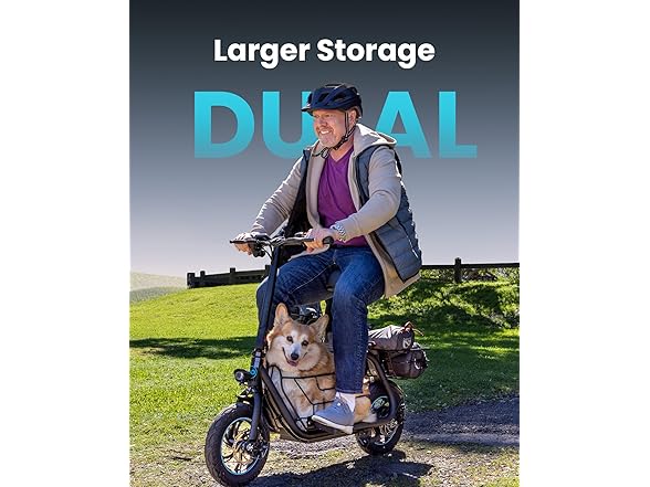 GYS-C1S E-scooter with seat basket