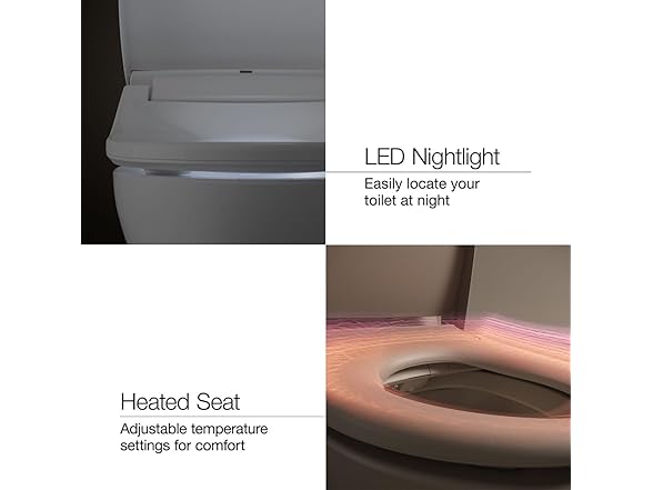 KOHLER NUMI 2.0 Smart Toilet, Black