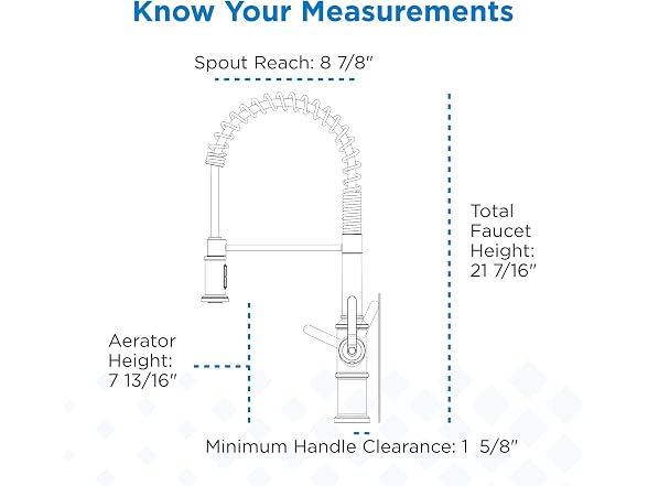 Gerber Kinzie Pre-Rinse Kitchen Faucet, Brushed Bronze