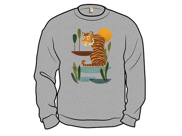 Tiger resting