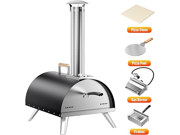 WOOCIT Multi-Fuel Outdoor Pizza Oven
