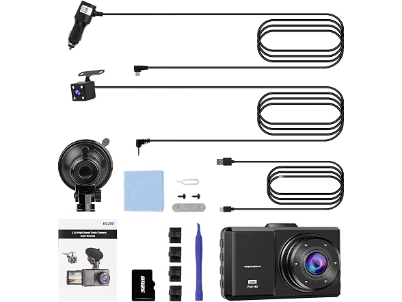 SPADE Dash Cam Front and Rear