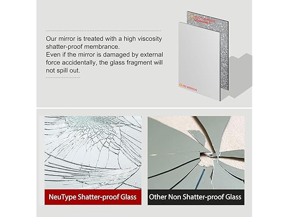 NeuType 71"x28" Full Length Mirror 