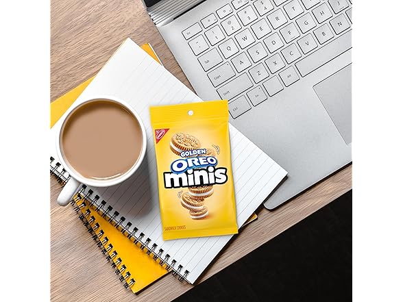 OREO Minis Golden Sandwich Cookies, 3 oz