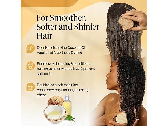 Kitsch Coconut Oil Shampoo and Conditioner