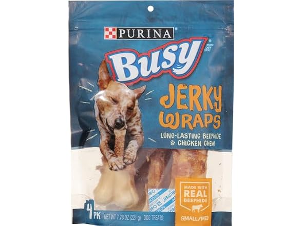 Busy Jerky Wraps Chew Treats