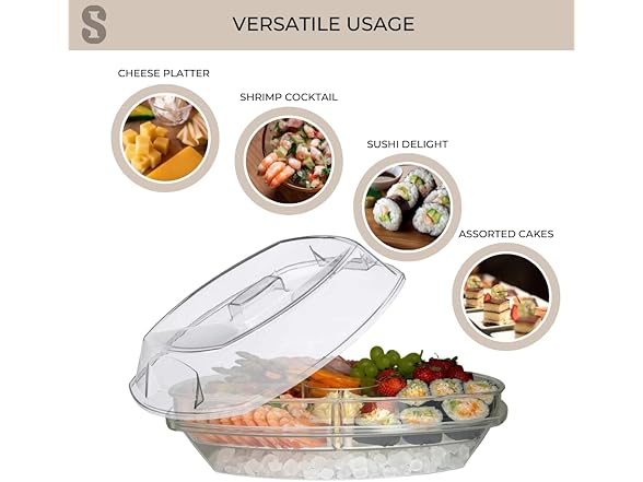 Simply InStyle Appetizer Serving Tray