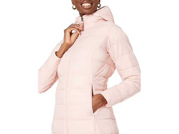 Amazon Essentials Women Lightweight Hooded Coat