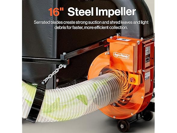 SuperHandy Towable Leaf and Lawn Vacuum