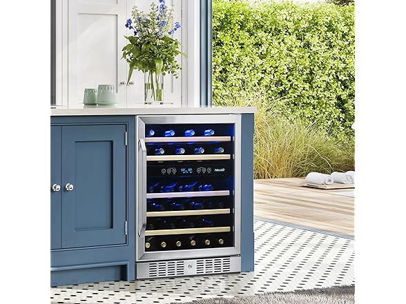 Newair Dual Zone Wine Fridge - 46 Bottles