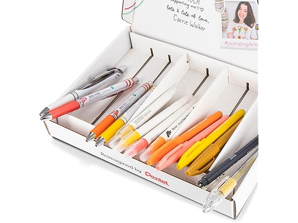 Pentel Carrie Walker Gratitude Writing and Journaling Kit