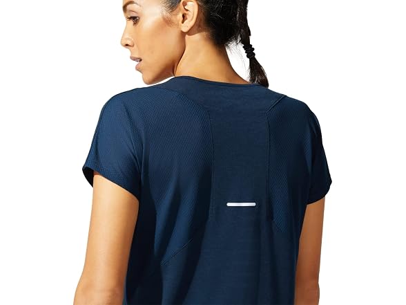 Asics Women (L) V-neck Short Sleeve Top