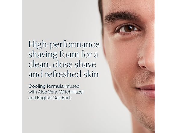 ELEMIS Ice Cool Foaming Shave Gel for Men, 6.7 Fl Oz