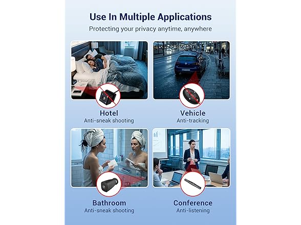 WRKLLY Hidden Camera & GPS Bug Detector