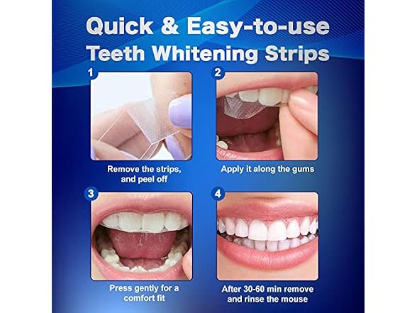 Sensitive Teeth Whitening Strips Kit