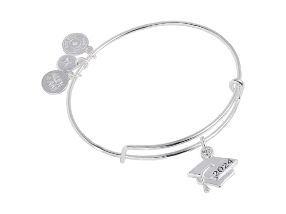Alex Ani 2024 Graduation Cap Charm Bangle
